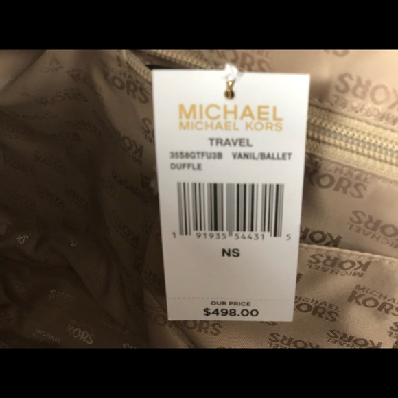 Michael Kors Logo Weekender Travel Duffle Bag - Picture 8 of 8